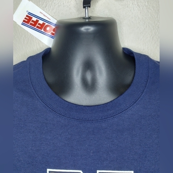 Vintage 90s Navy Dad Mens Small T-shirt USAF Made USA Tee Crew Navy MJ Soffe NEW - Picture 2 of 7